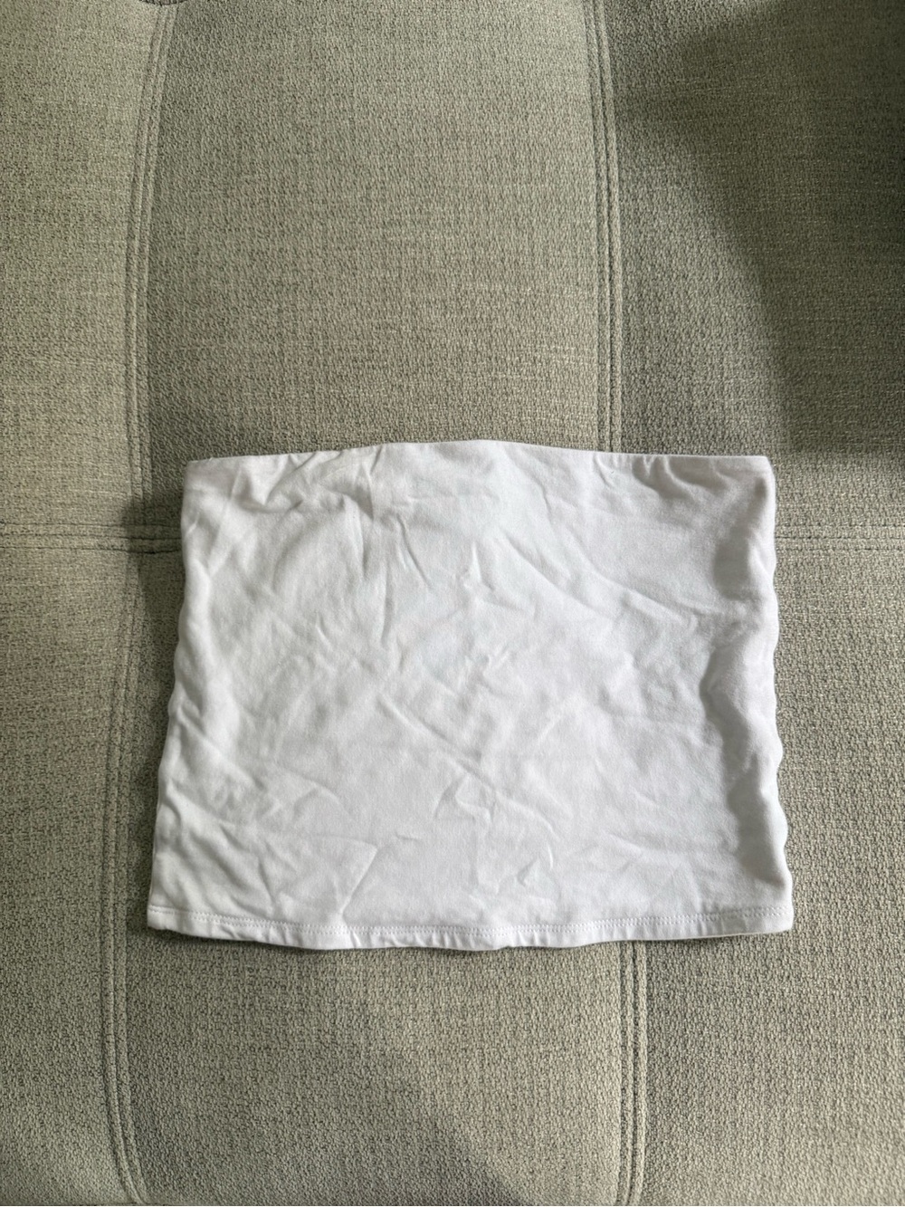 Tilly's White Cotton Tube Crop Top